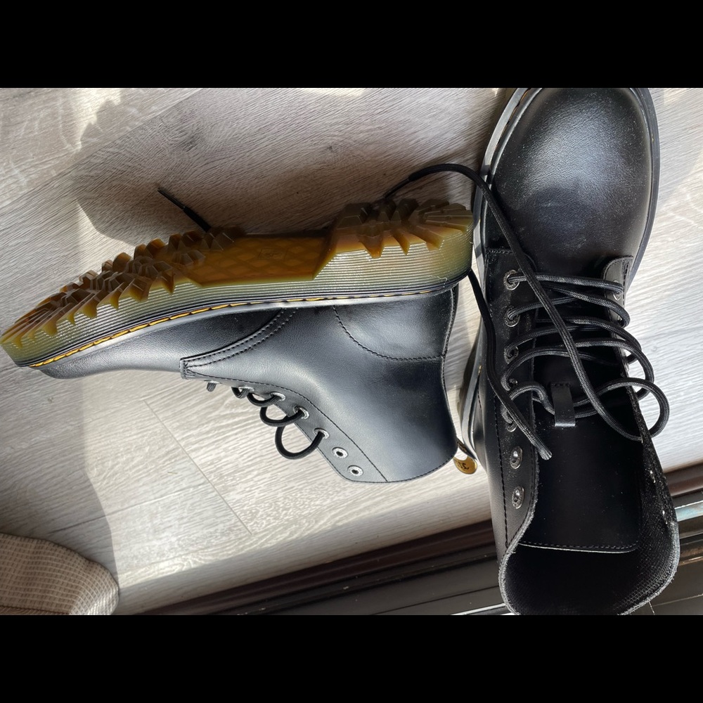 Never Worn Sharp Black Combat Boot - image 5